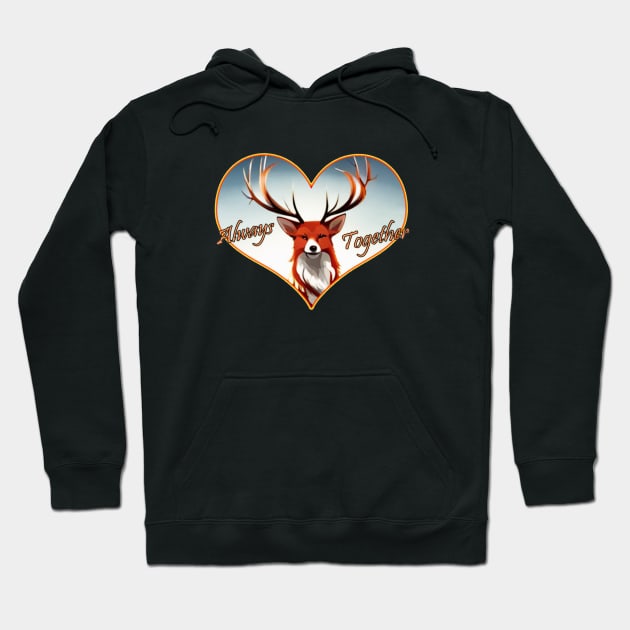 Always Together Stag Vixen Combo Hoodie by Vixen Games